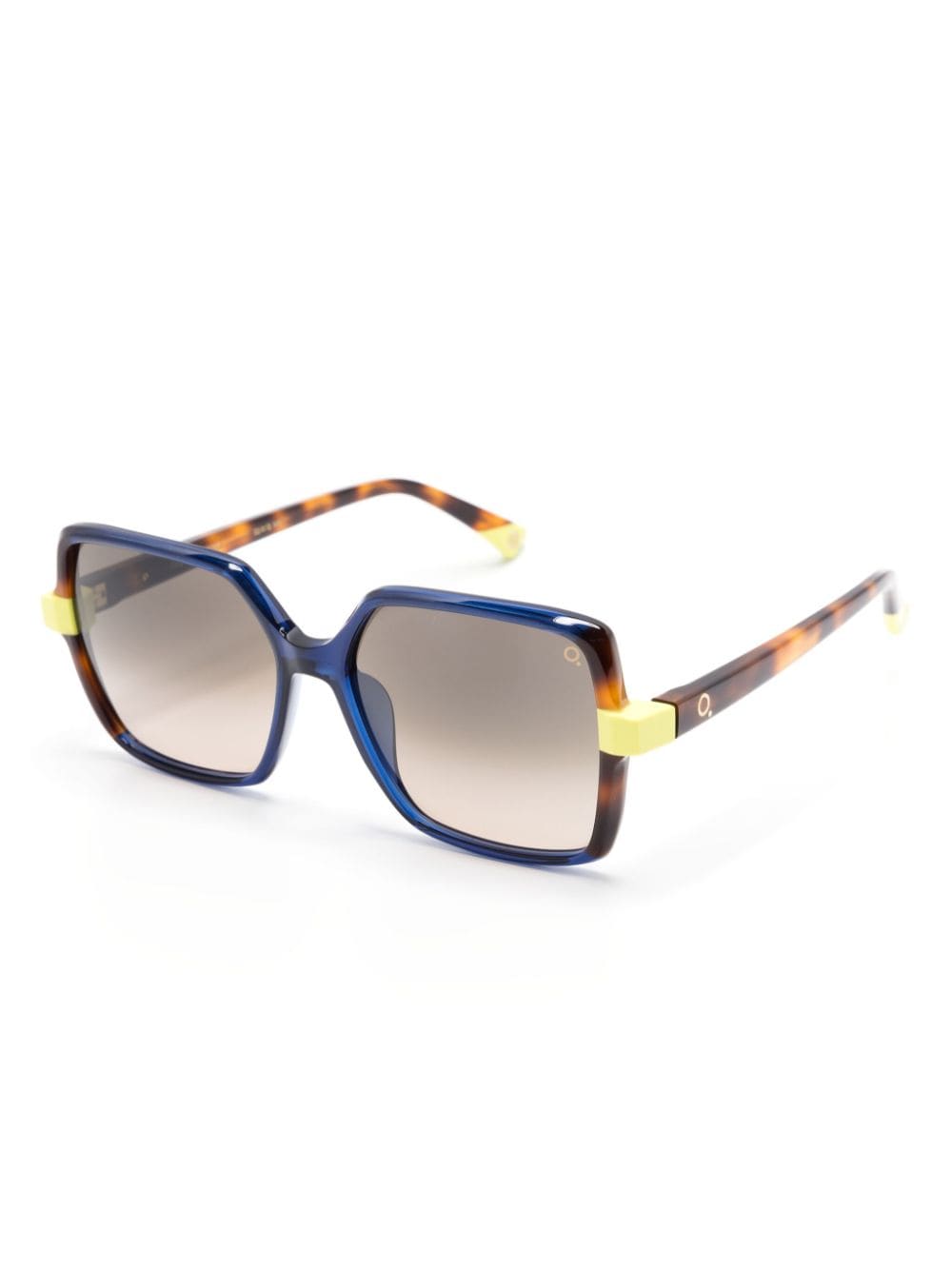 Etnia Barcelona Lesseps zonnebril met vierkant montuur - Blauw