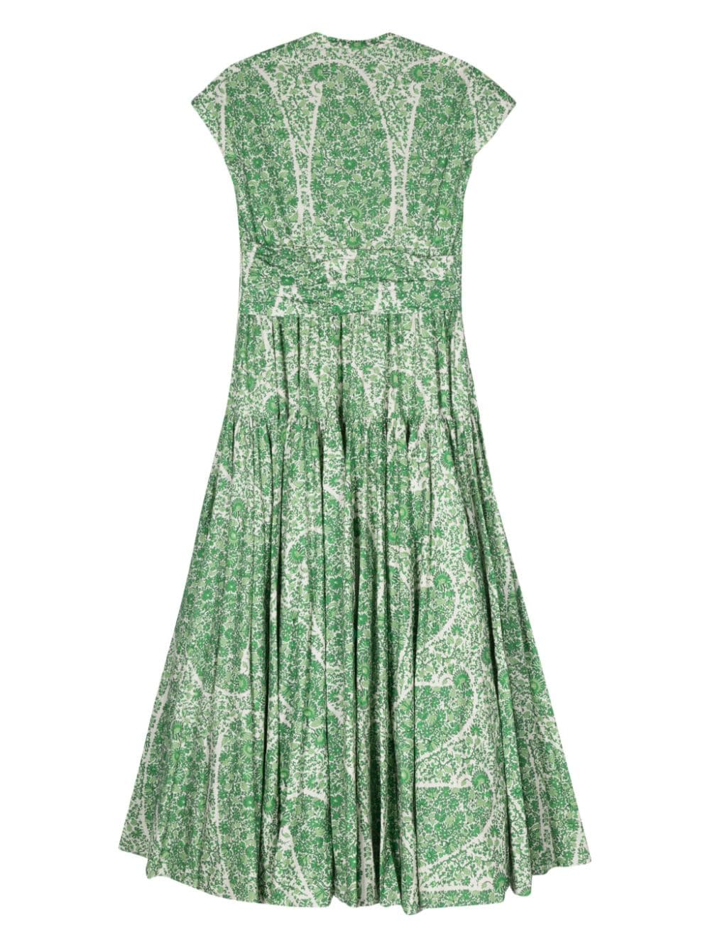 Giambattista Valli Maxi-jurk met print - Groen