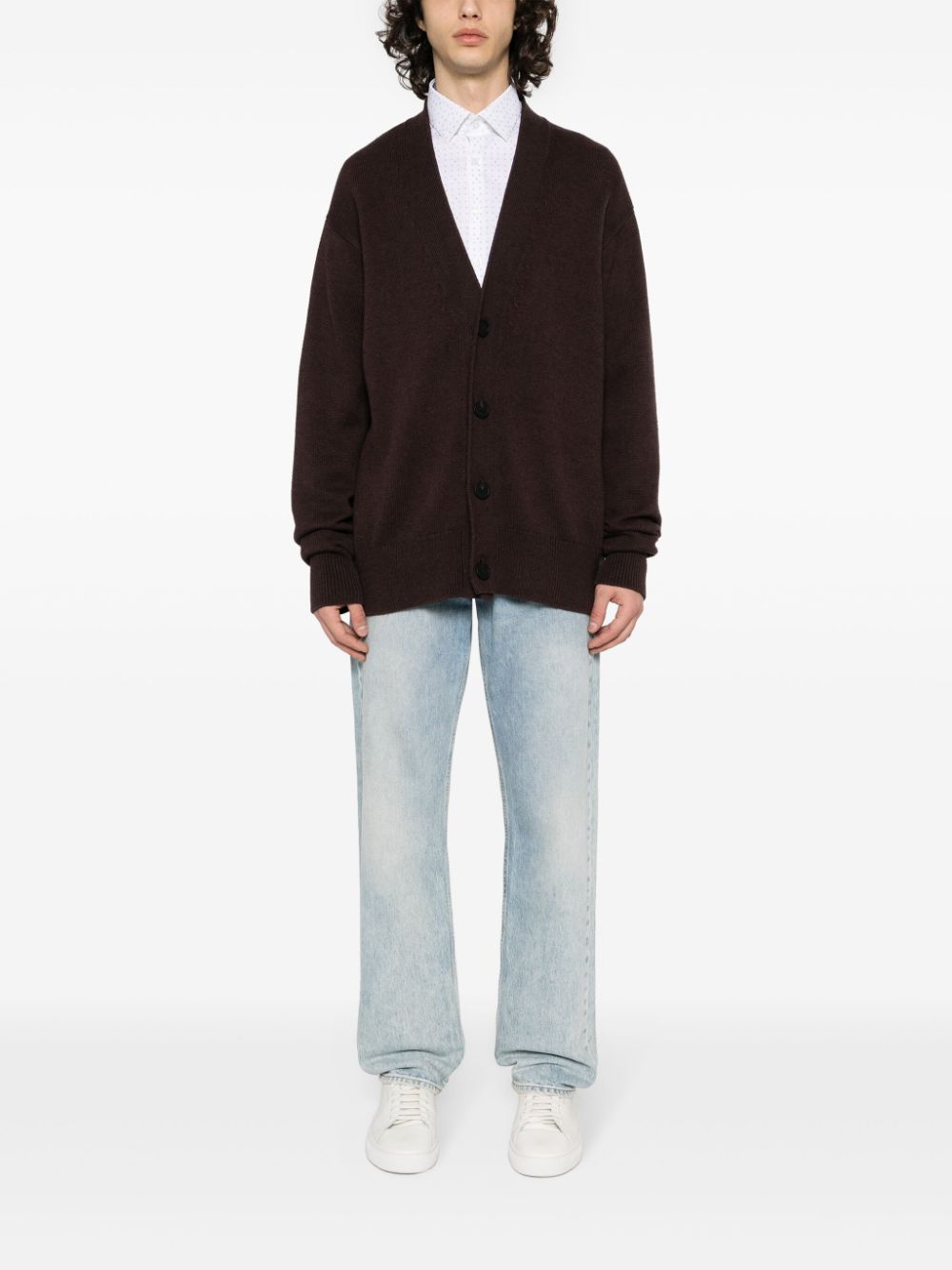 Calvin Klein geometric-print cotton shirt - Wit