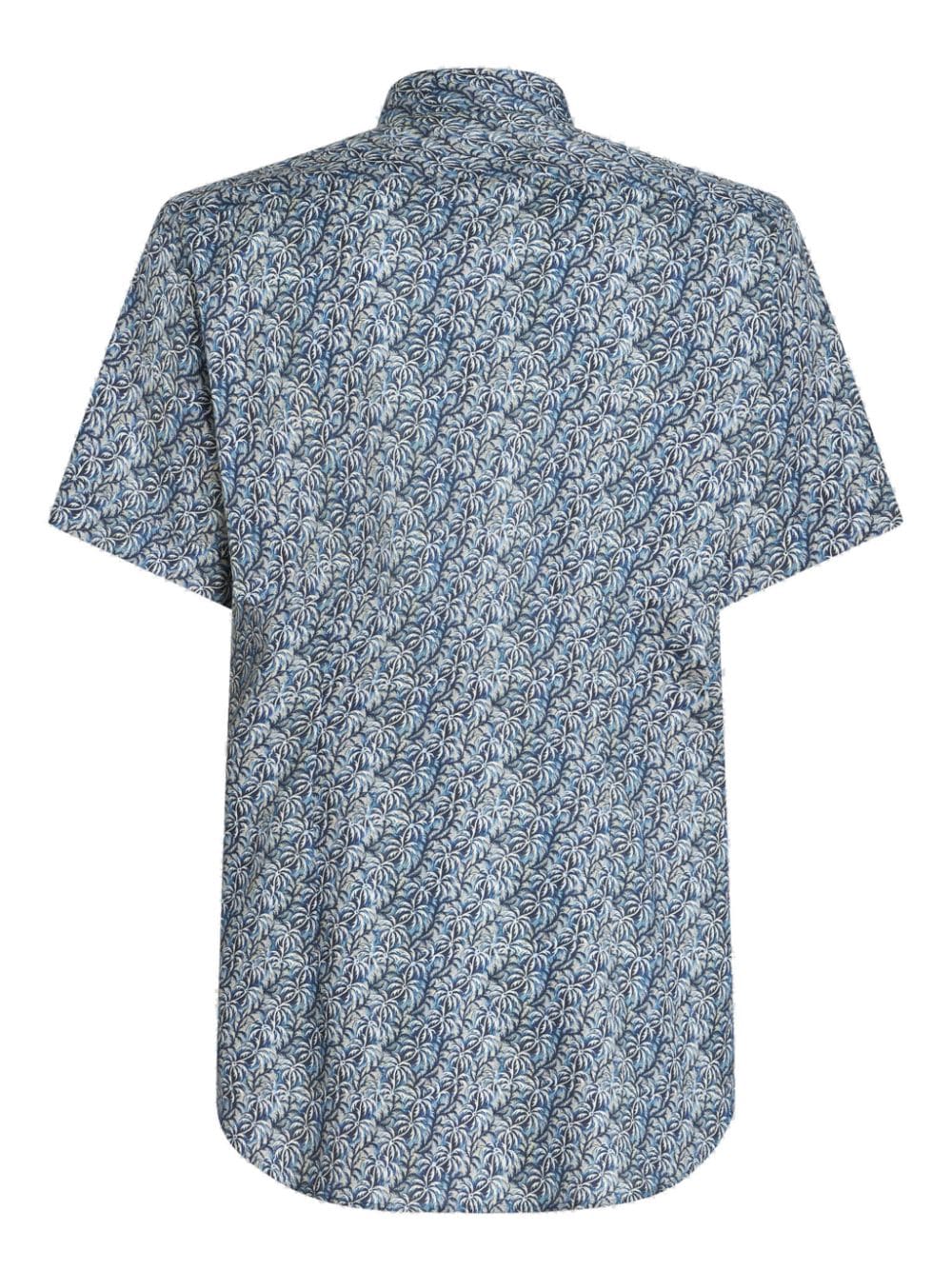ETRO Overhemd met print - Blauw