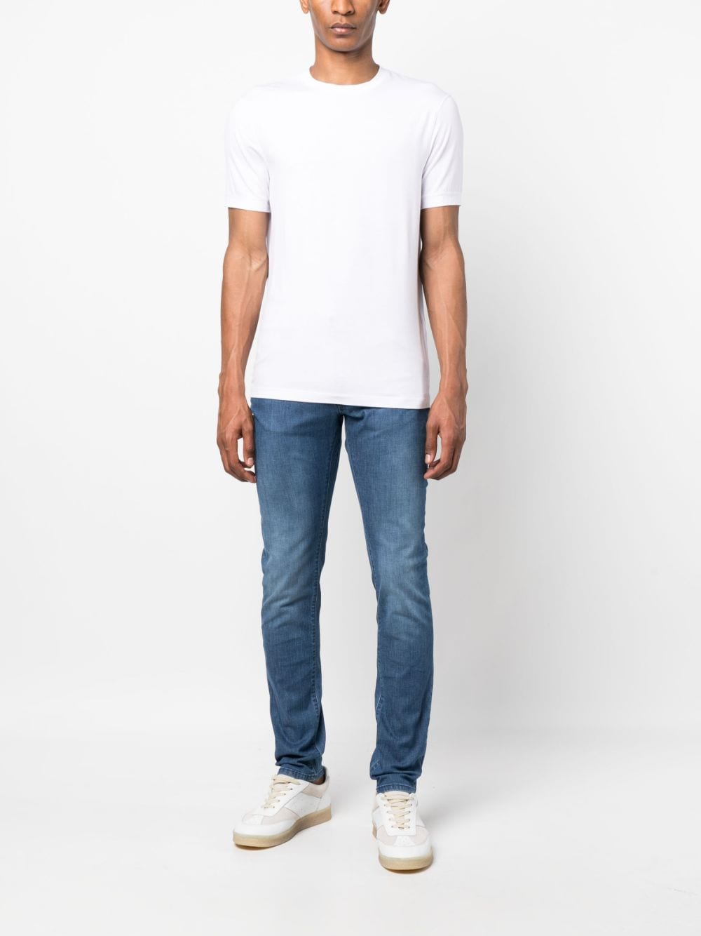 Giorgio Armani T-shirt met ronde hals - Wit