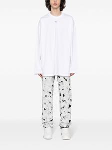 Off-White logo-print cotton T-shirt - Wit