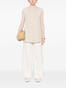 TOTEME Mouwloze blouse - Beige