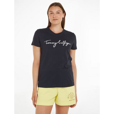 Tommy Hilfiger T-Shirt "REG C-NK SIGNATURE TEE SS"
