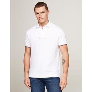 Tommy hilfiger Rechte polo Tommy Logo met biesje