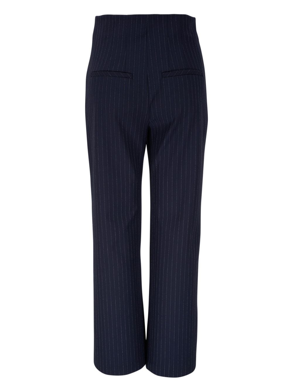 Veronica Beard Dova broek met krijtstreep - Blauw