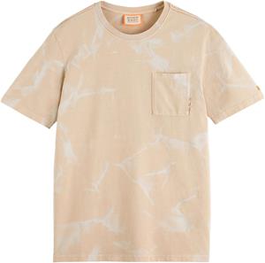 Scotch & Soda Washed pocket t-shirt pebble