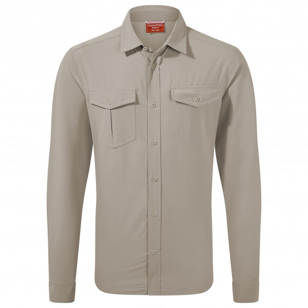 Craghoppers  NosiLife Eiger L/S Shirt - Overhemd, grijs/beige