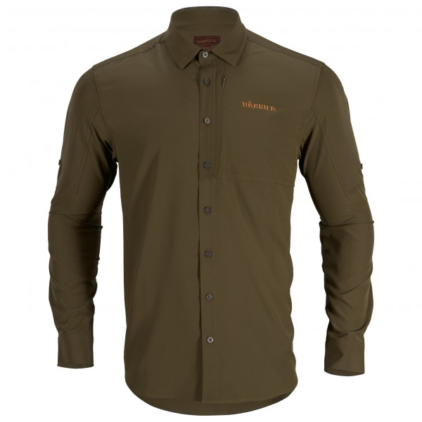 Härkila  Trail Hemd - Overhemd, bruin