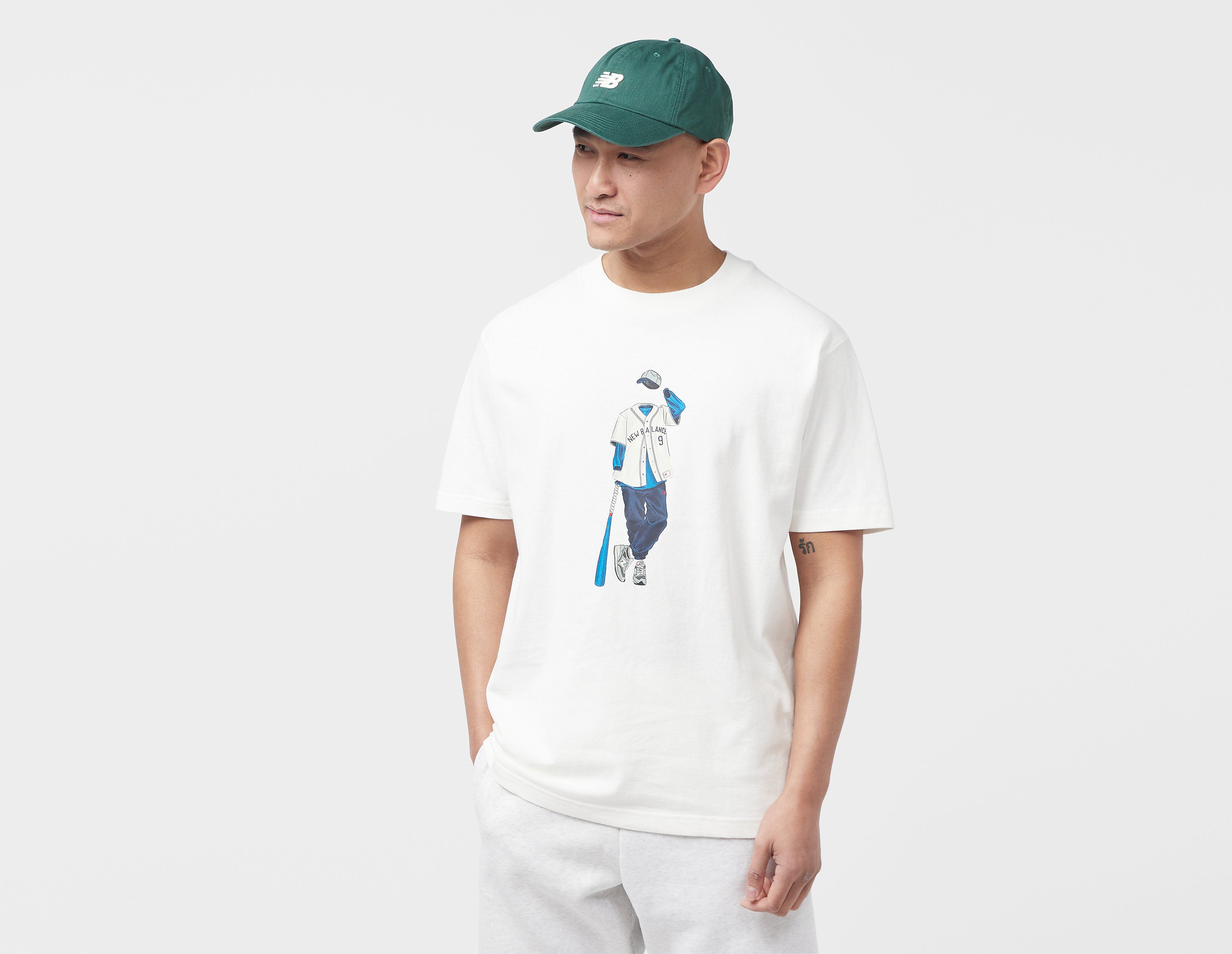 New Balance Athletics Baseball T-Shirt, White