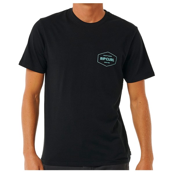 Rip Curl  Stapler Tee - T-shirt, zwart