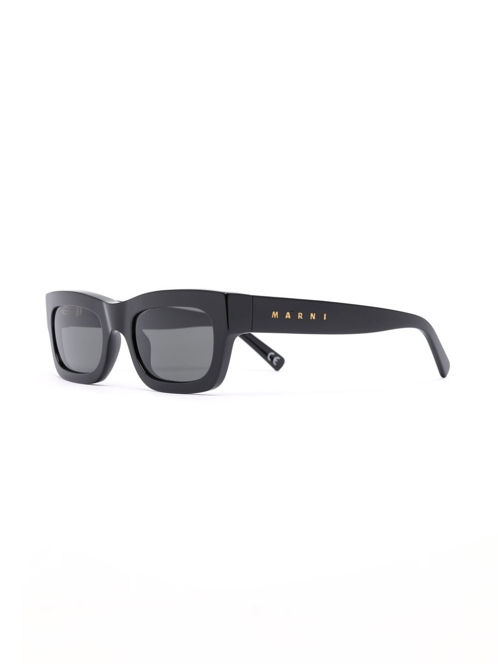 Marni Eyewear OVH zonnebril met rechthoekig montuur - Zwart