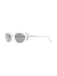 Saint Laurent Eyewear SL567 zonnebril met ovaal montuur - Beige