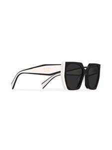 Prada Eyewear Collection zonnebril met oversized montuur - Grijs