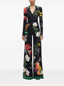 Alice + olivia Jumpsuit met bloemenprint - Zwart