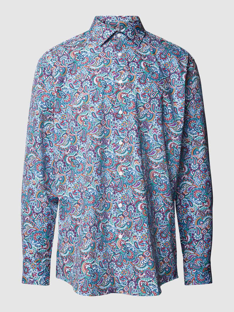 SEIDENSTICKER REGULAR FIT Regular fit zakelijk overhemd met paisleymotief