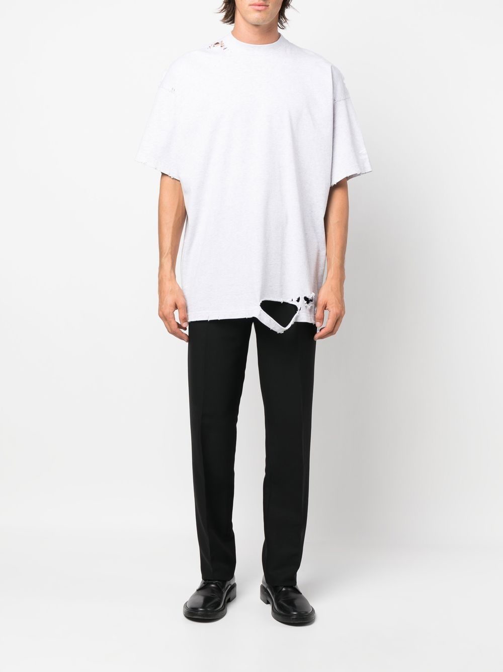 Balenciaga Oversized T-shirt - Grijs