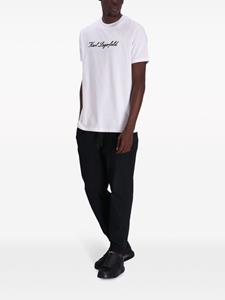 Karl Lagerfeld T-shirt met logoprint - Wit