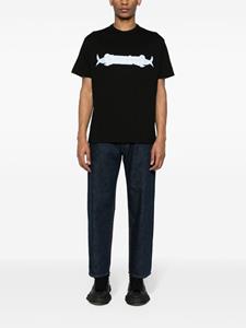 Versace Jeans Couture T-shirt met logoprint - Zwart