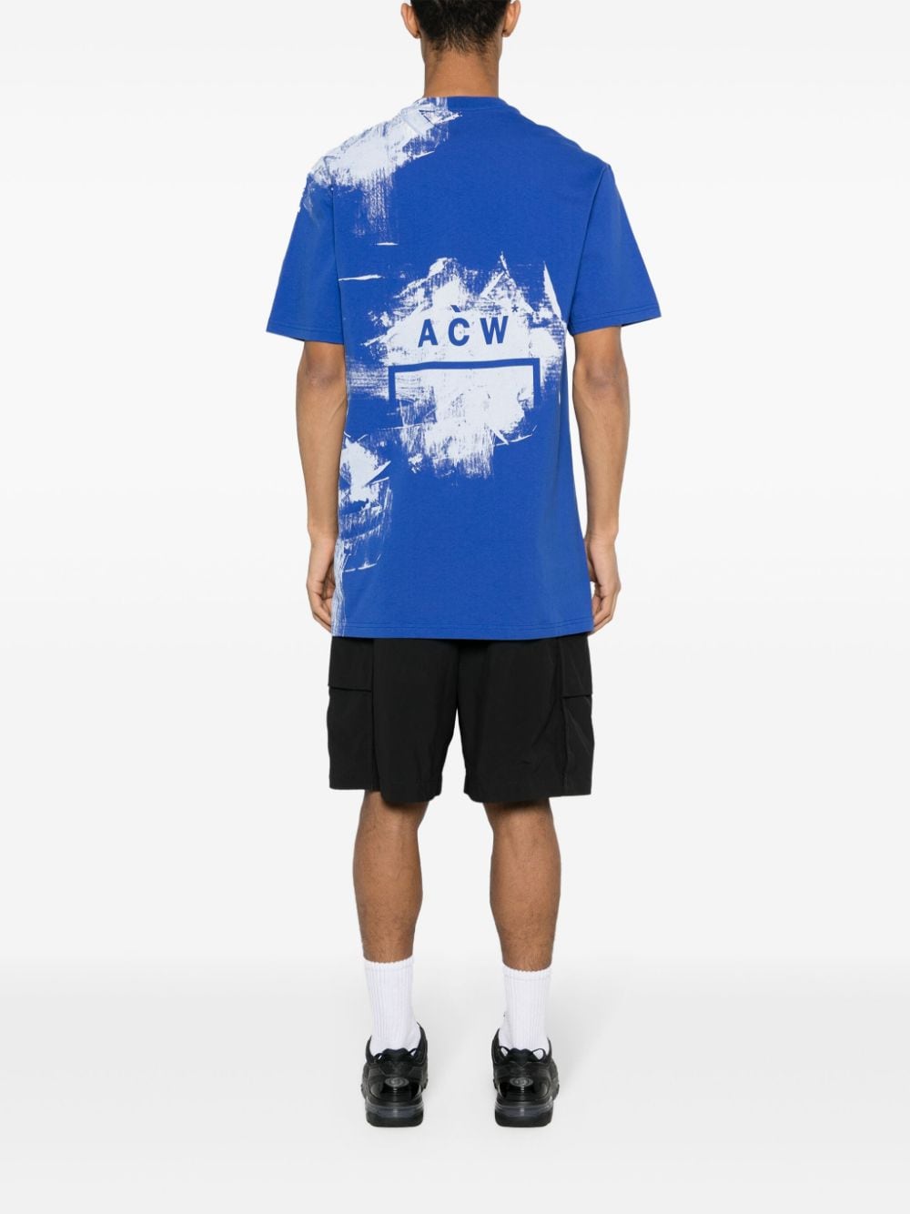 A-COLD-WALL* T-shirt met print - Blauw