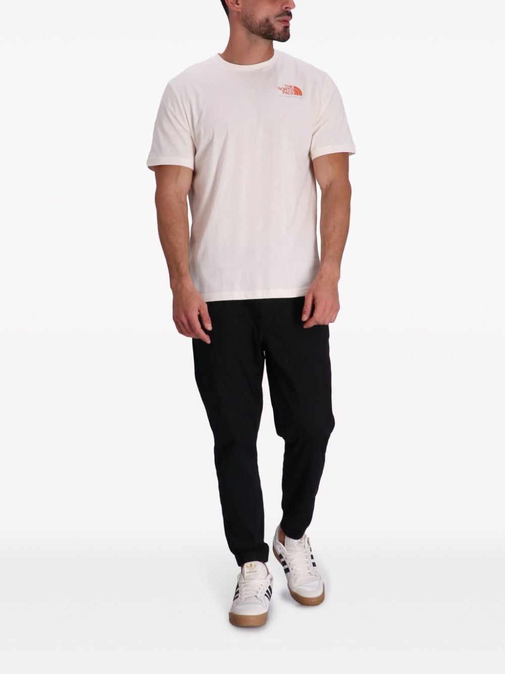 The North Face T-shirt met logoprint - Beige