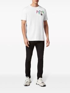 Philipp Plein T-shirt met logoprint - Wit