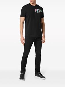 Philipp Plein T-shirt met logoprint - Zwart