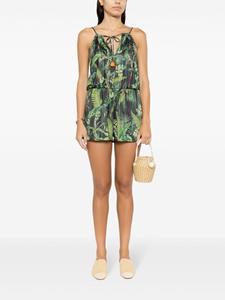 Lygia & Nanny Laya playsuit met print - Groen