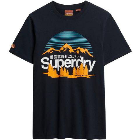 Superdry Shirt met korte mouwen SD-GREAT OUTDOORS NR GRAPHIC TEE