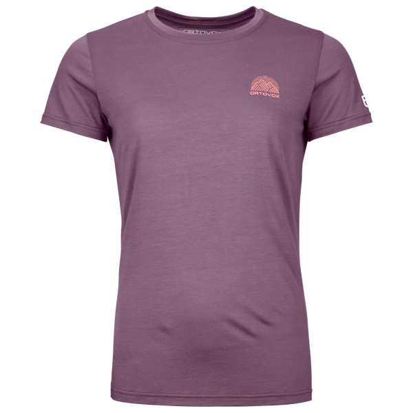 Ortovox  Women's 120 Cool Tec Mountain Stripe T-Shirt - Merinoshirt, purper