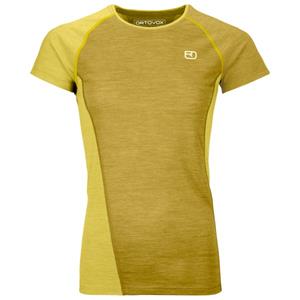 Ortovox  Women's 120 Cool Tec Fast Upward T-Shirt - Sportshirt, geel