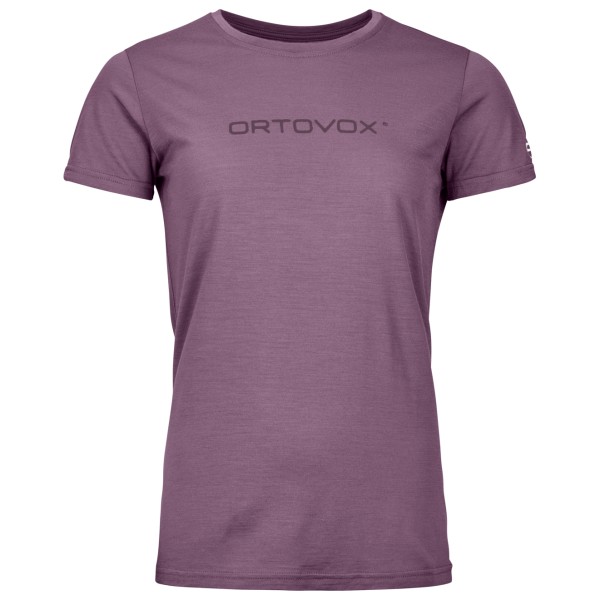 Ortovox  Women's 150 Cool Brand T-Shirt - Merinoshirt, purper