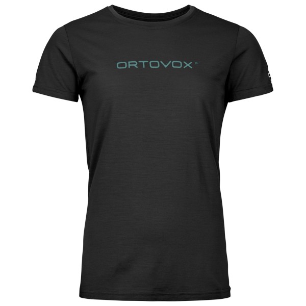 Ortovox  Women's 150 Cool Brand T-Shirt - Merinoshirt, zwart