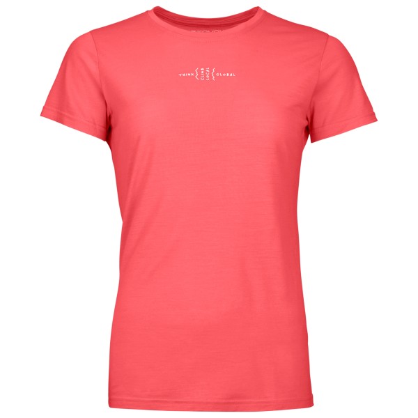 Ortovox  Women's 150 Cool Climb Local T-Shirt - Merinoshirt, rood
