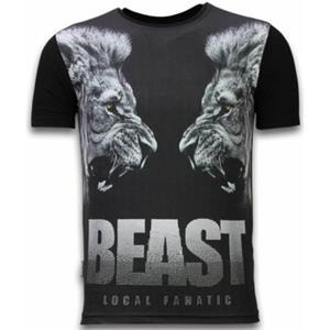 Local Fanatic  T-Shirt Beast Digital Strass