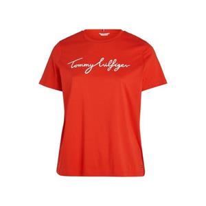 Tommy Hilfiger Curve T-Shirt "CRV REG C-NK SIGNATURE TEE SS", Große Größen