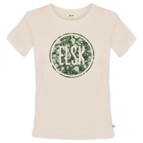 ELSK  Women's Klitrose Essential Tee - T-shirt, beige