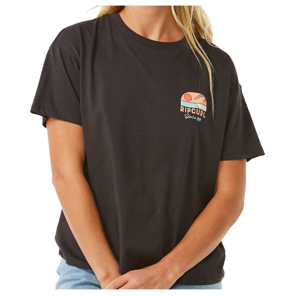 Rip Curl  Women's Line Up Relaxed Tee - T-shirt, zwart