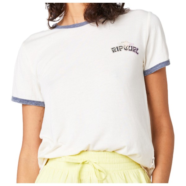Rip Curl  Women's Ringer Neon Tee - T-shirt, wit