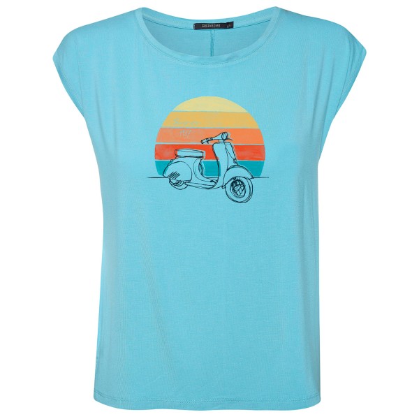 GreenBomb  Women's Lifestyle Scooter Timid - Tops - T-shirt, blauw