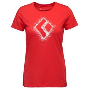 Black Diamond  Women's Chalked Up 2.0 S/S Tee - T-shirt, rood