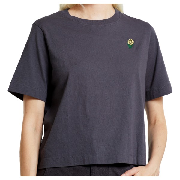 Dedicated  Women's T-Shirt Vadstena One Dandelion - T-shirt, grijs