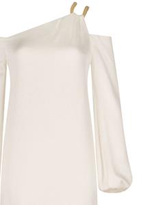 Silvia Tcherassi Ada jurk van zijdeblend - Wit