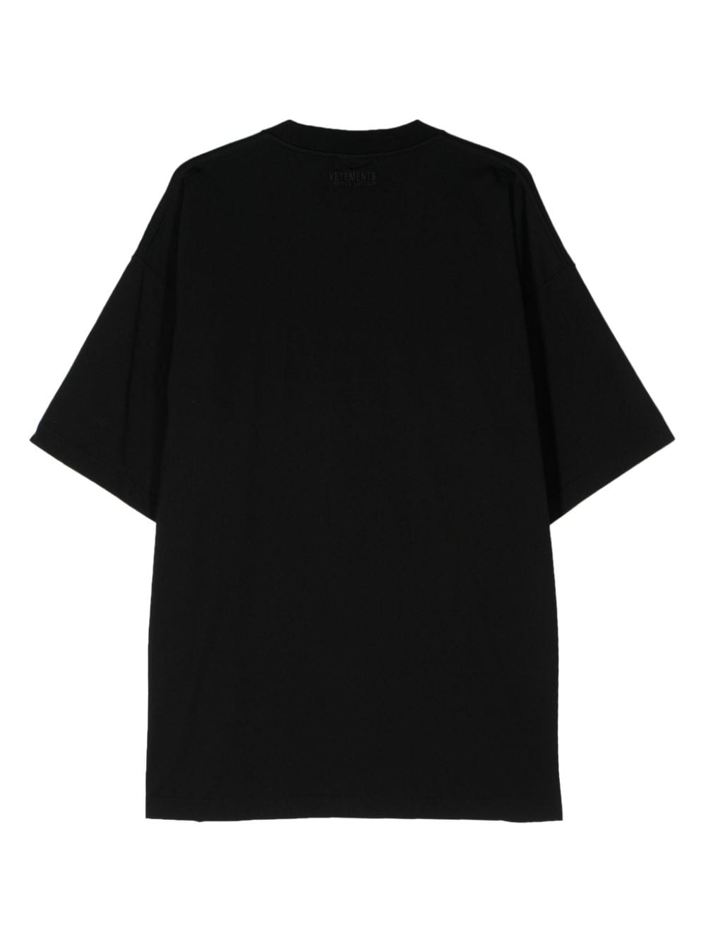 VETEMENTS T-shirt met logoprint - Zwart