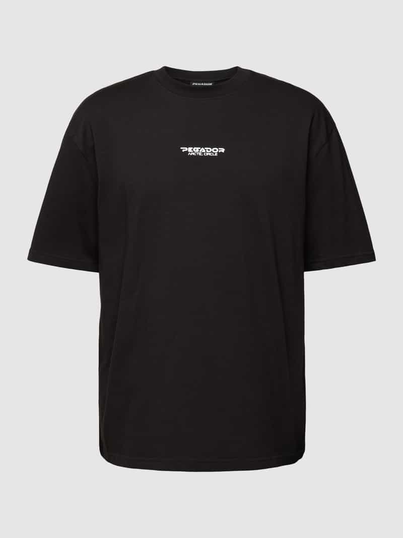 Pegador Oversized T-shirt met labelprint, model 'ABNA'