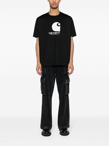 Junya Watanabe MAN x Carhartt T-shirt met logoprint - Zwart