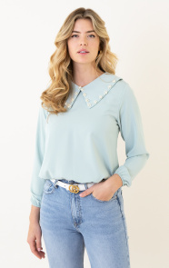 The Musthaves Parel Blouse Dames Mint