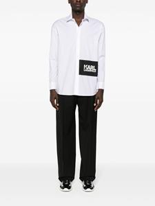 Karl Lagerfeld Popeline overhemd - Wit