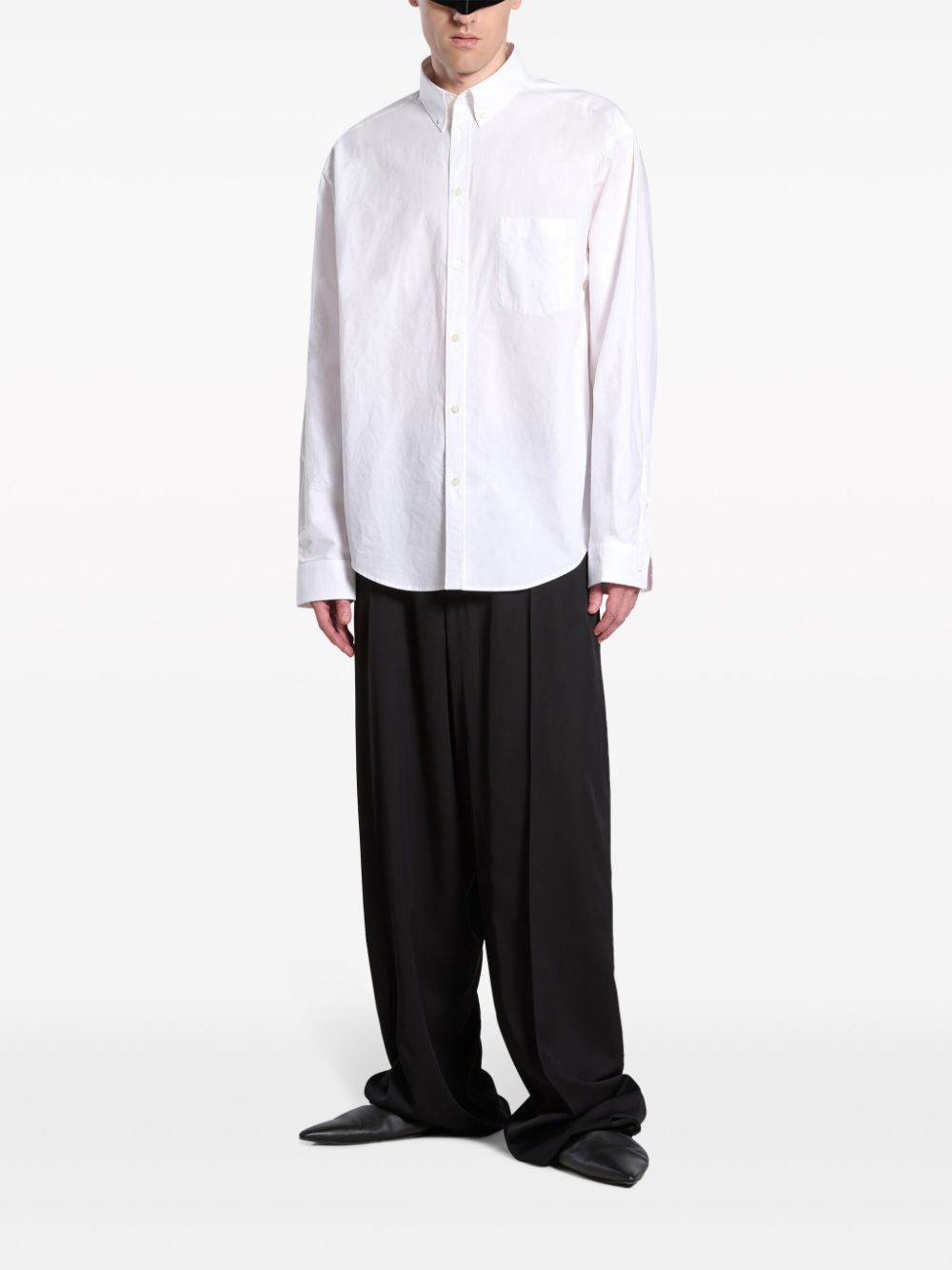 Balenciaga Katoenen overhemd - Wit