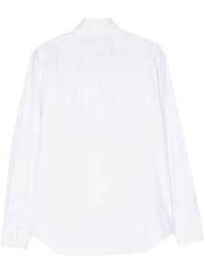 Xacus poplin long-sleeves shirt - Wit